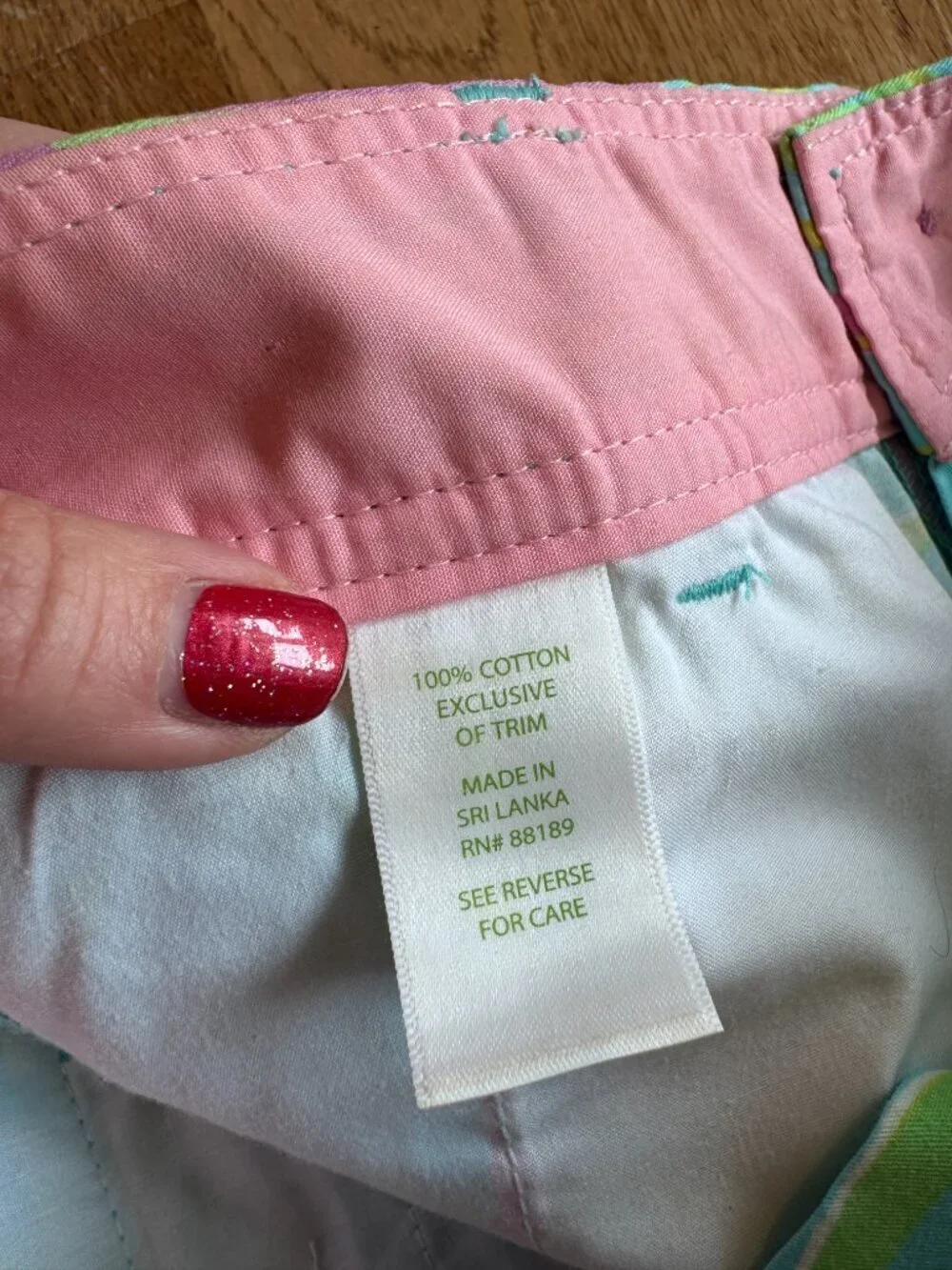 Lilly Pulitzer Walsh Shorts Palm Tree Pattern Size 2